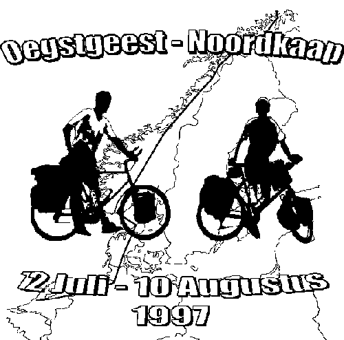 1997 cycling trip logo