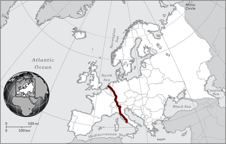 2012 cycling route map